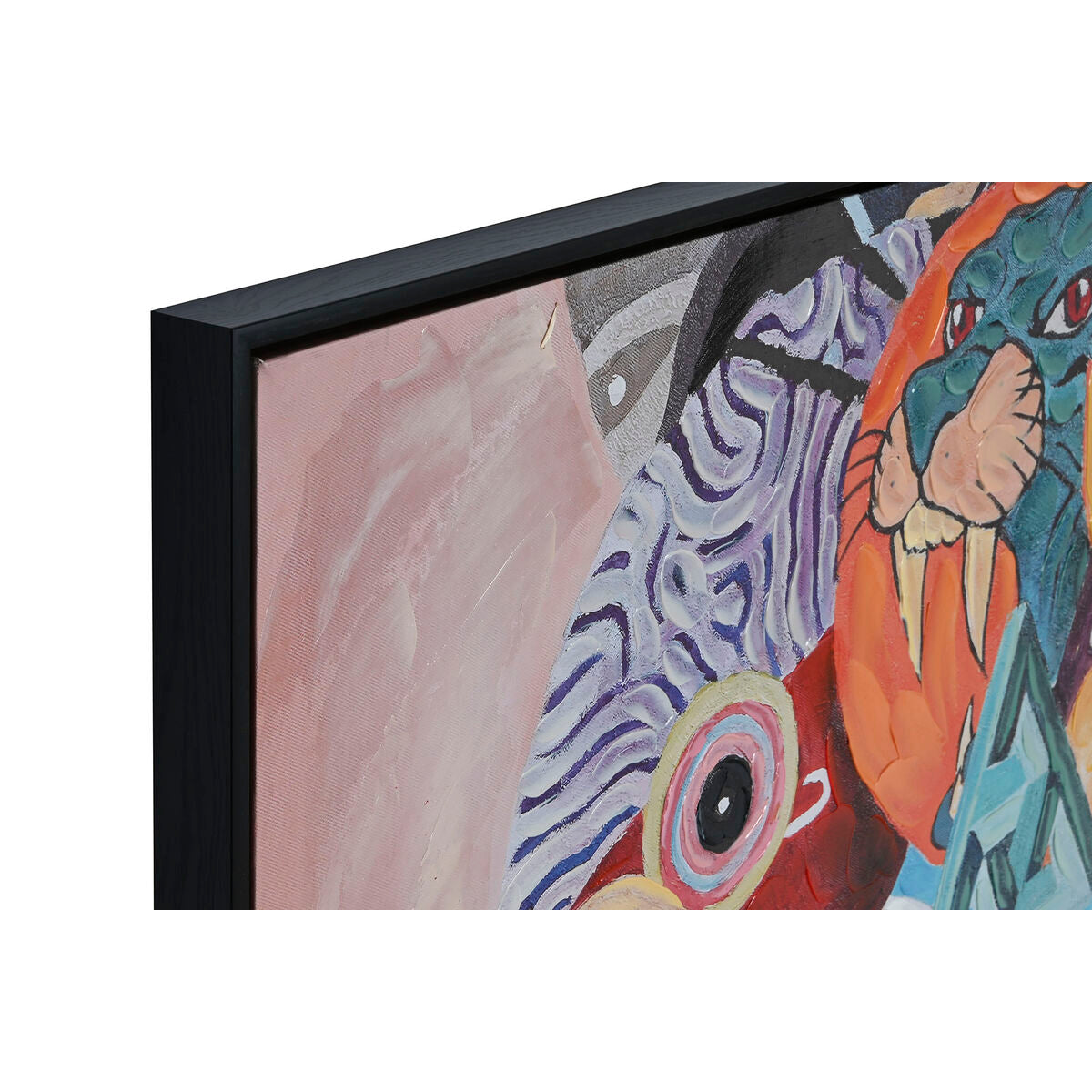 Quadro Home ESPRIT Astratto Moderno 100 x 3,5 x 100 cm (2 Unità)
