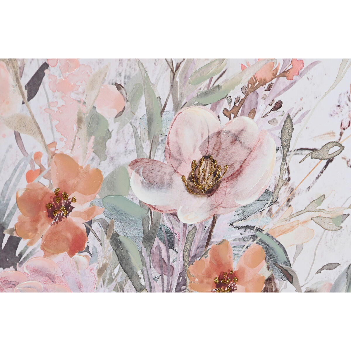 Quadro Home ESPRIT Shabby Chic Vaso 70 x 3,5 x 100 cm (2 Unità)