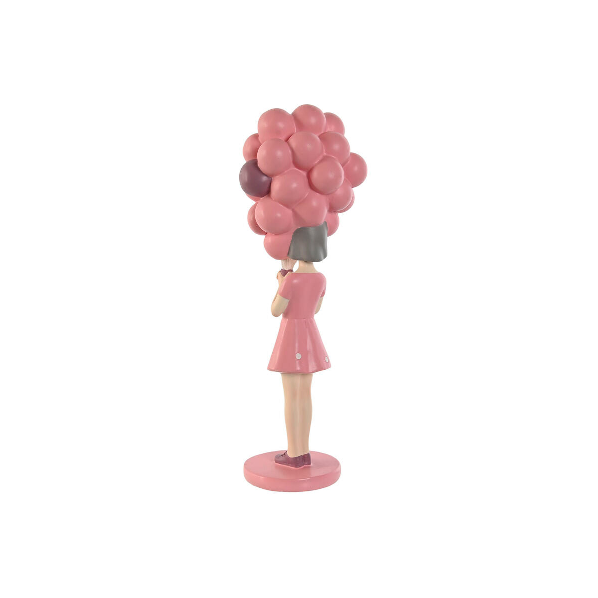 Statua Decorativa Home ESPRIT Rosa Malva chica 11 x 11,7 x 32 cm