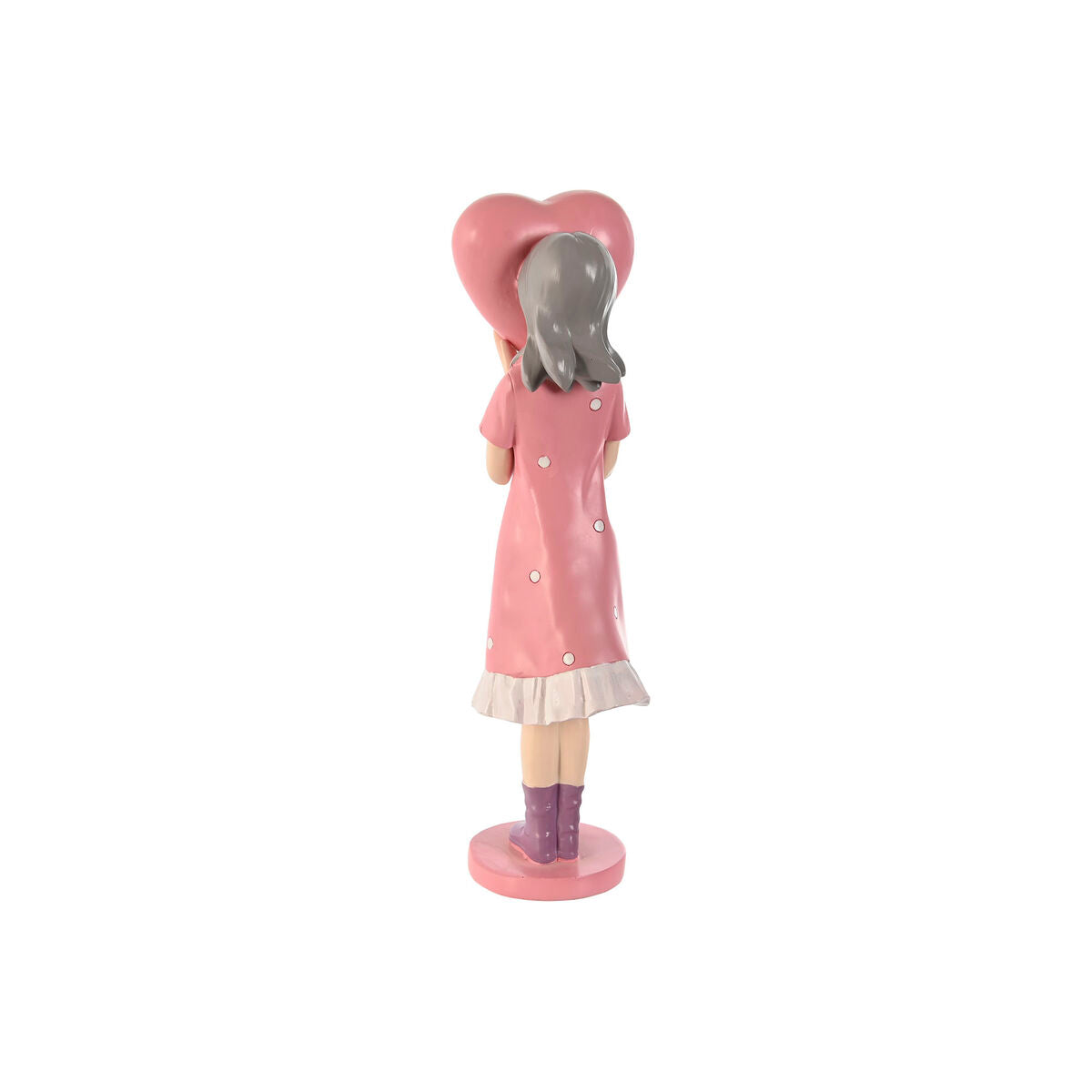 Statua Decorativa Home ESPRIT Rosa Malva chica 10 x 8,5 x 31 cm