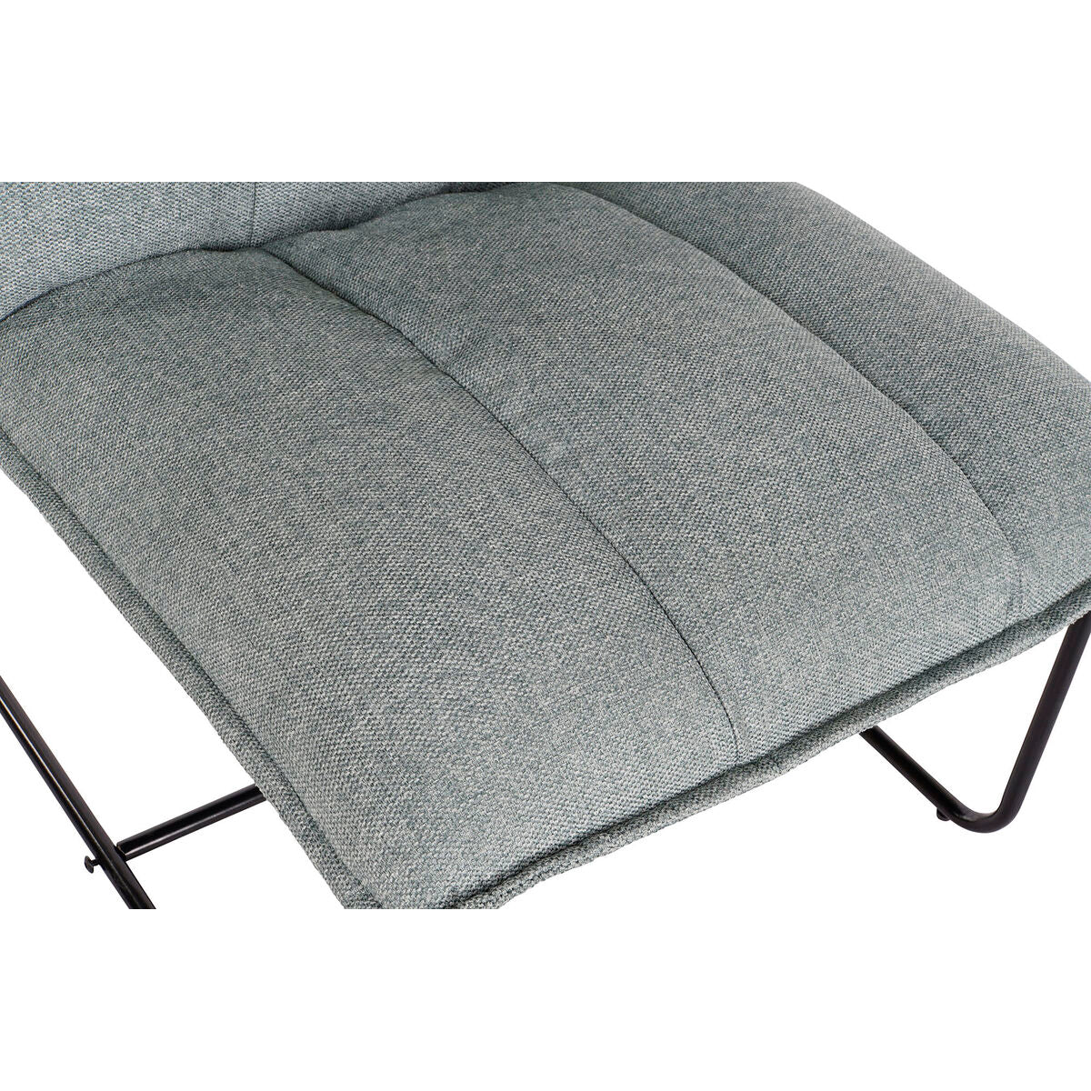 Poltrona Home ESPRIT Nero Verde Metallo 66 x 71 x 77 cm