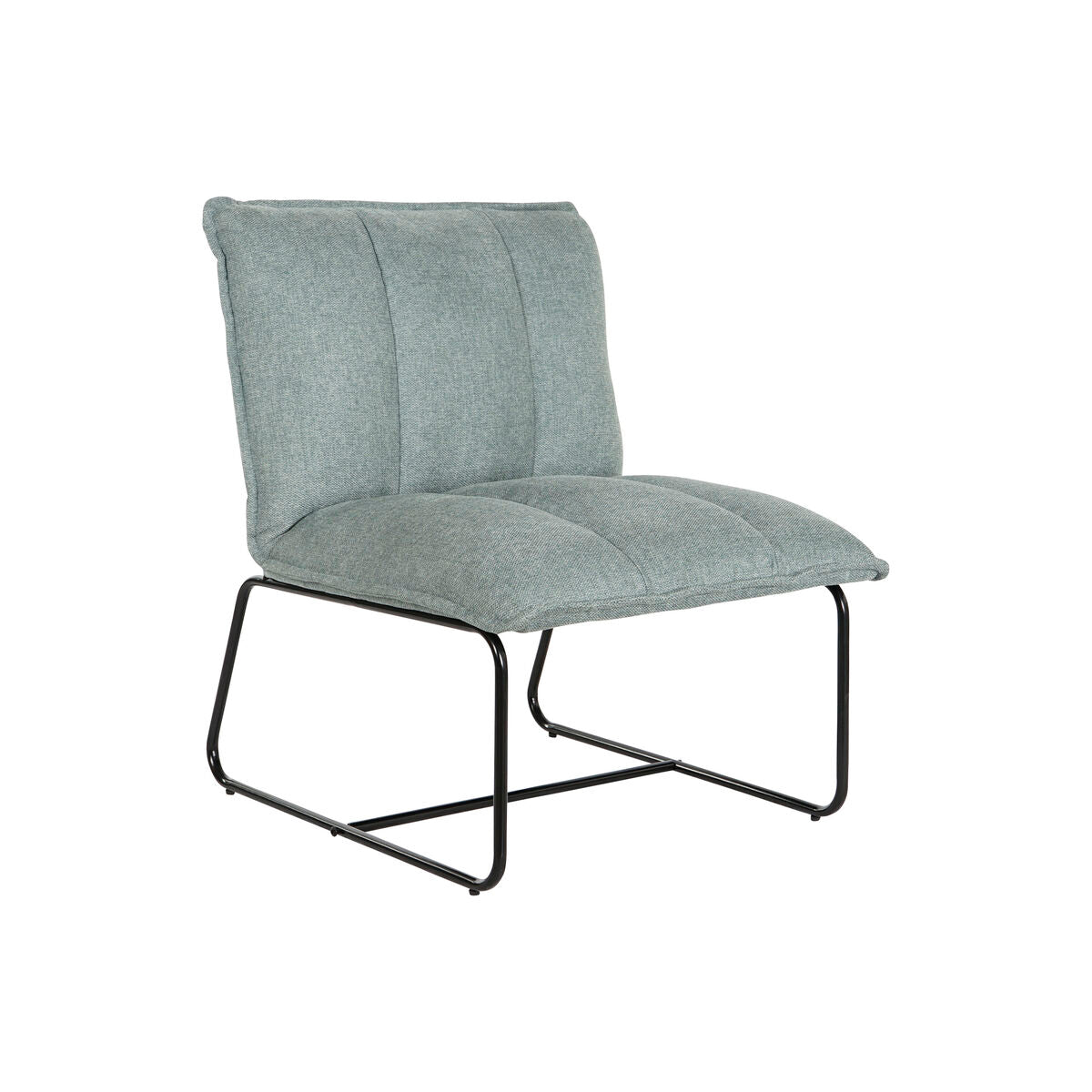 Poltrona Home ESPRIT Nero Verde Metallo 66 x 71 x 77 cm