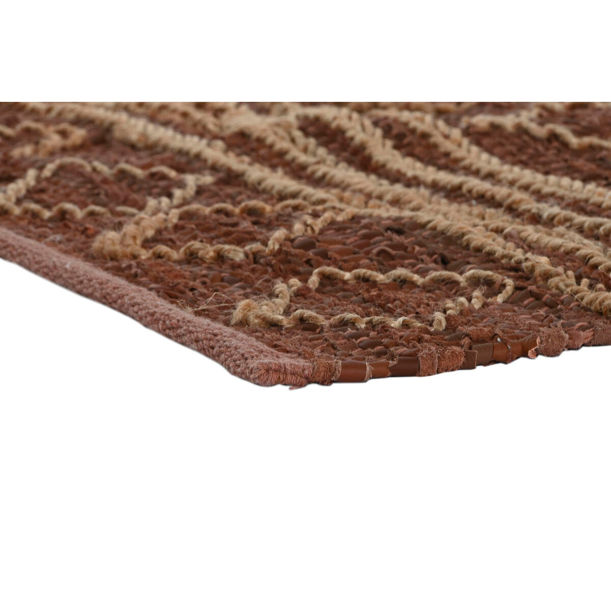 Tappeto Home ESPRIT Marrone Rombos 120 x 180 x 1 cm