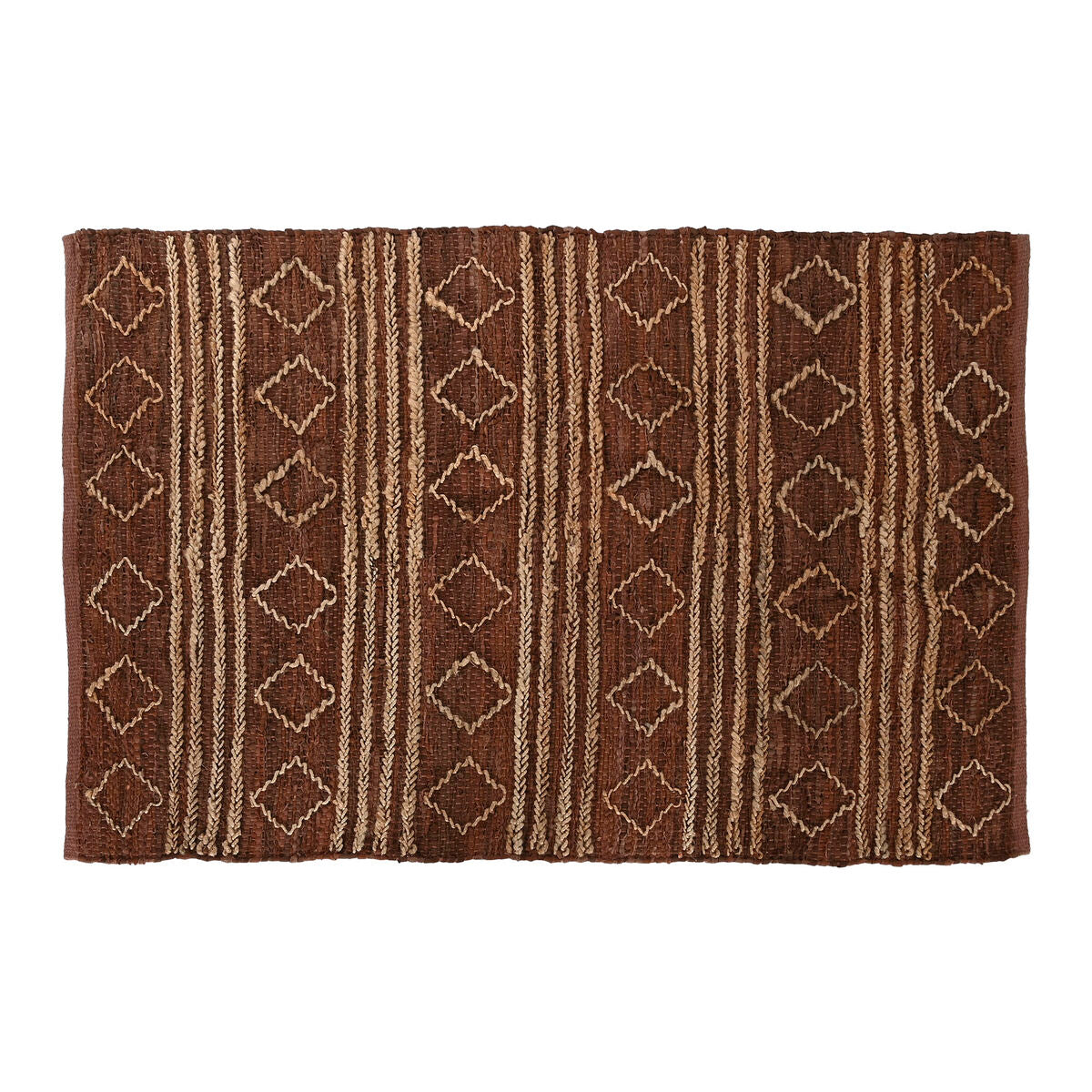 Tappeto Home ESPRIT Marrone Rombos 120 x 180 x 1 cm