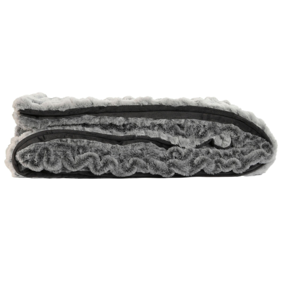 Coperta Home ESPRIT Grigio 130 x 170 x 2 cm
