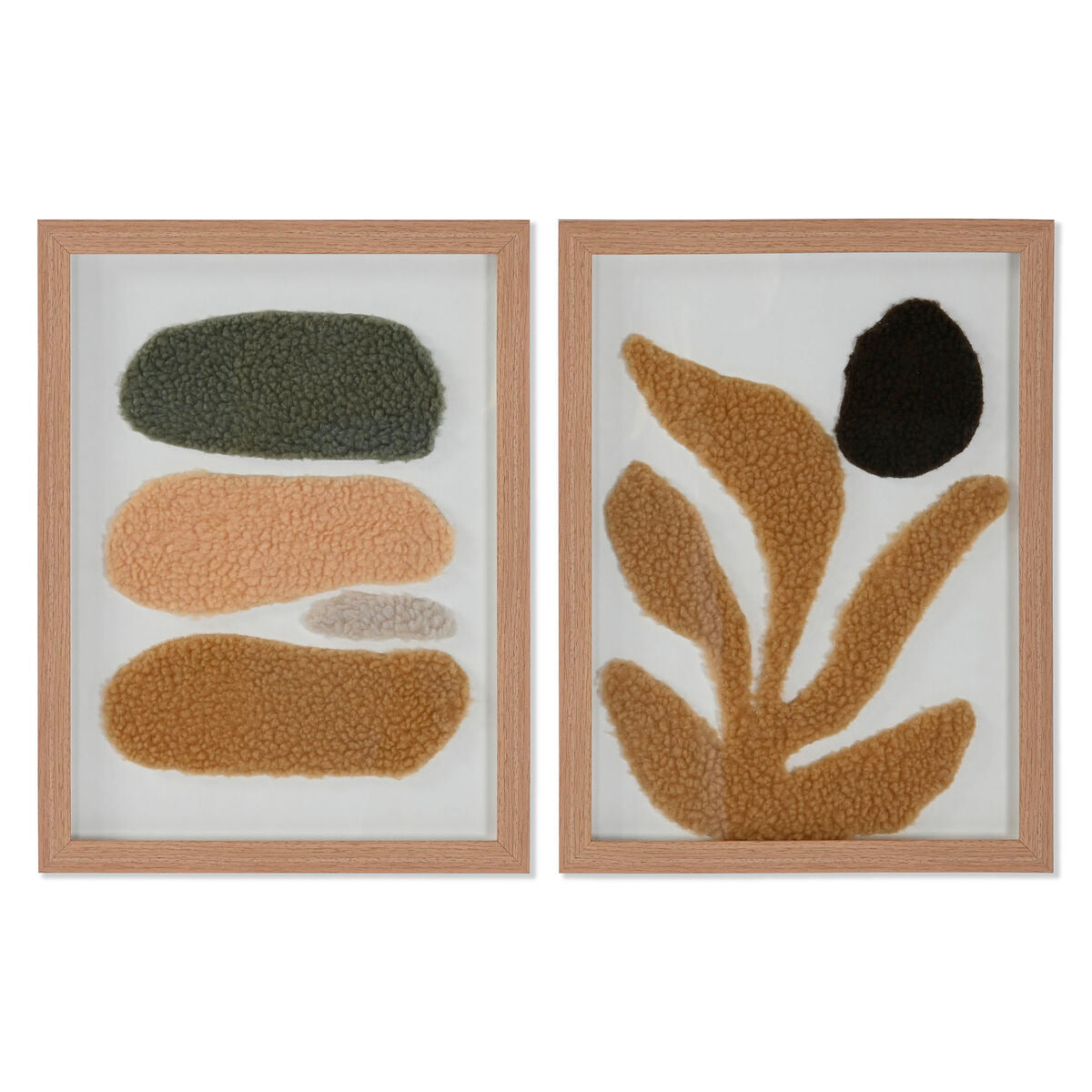 Quadro Home ESPRIT Astratto Città 30 x 2,5 x 40 cm (2 Unità)