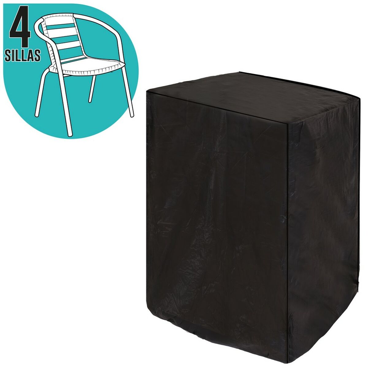 Custodia Protettrice Per le sedie Nero PVC 66 x 66 x 109 cm