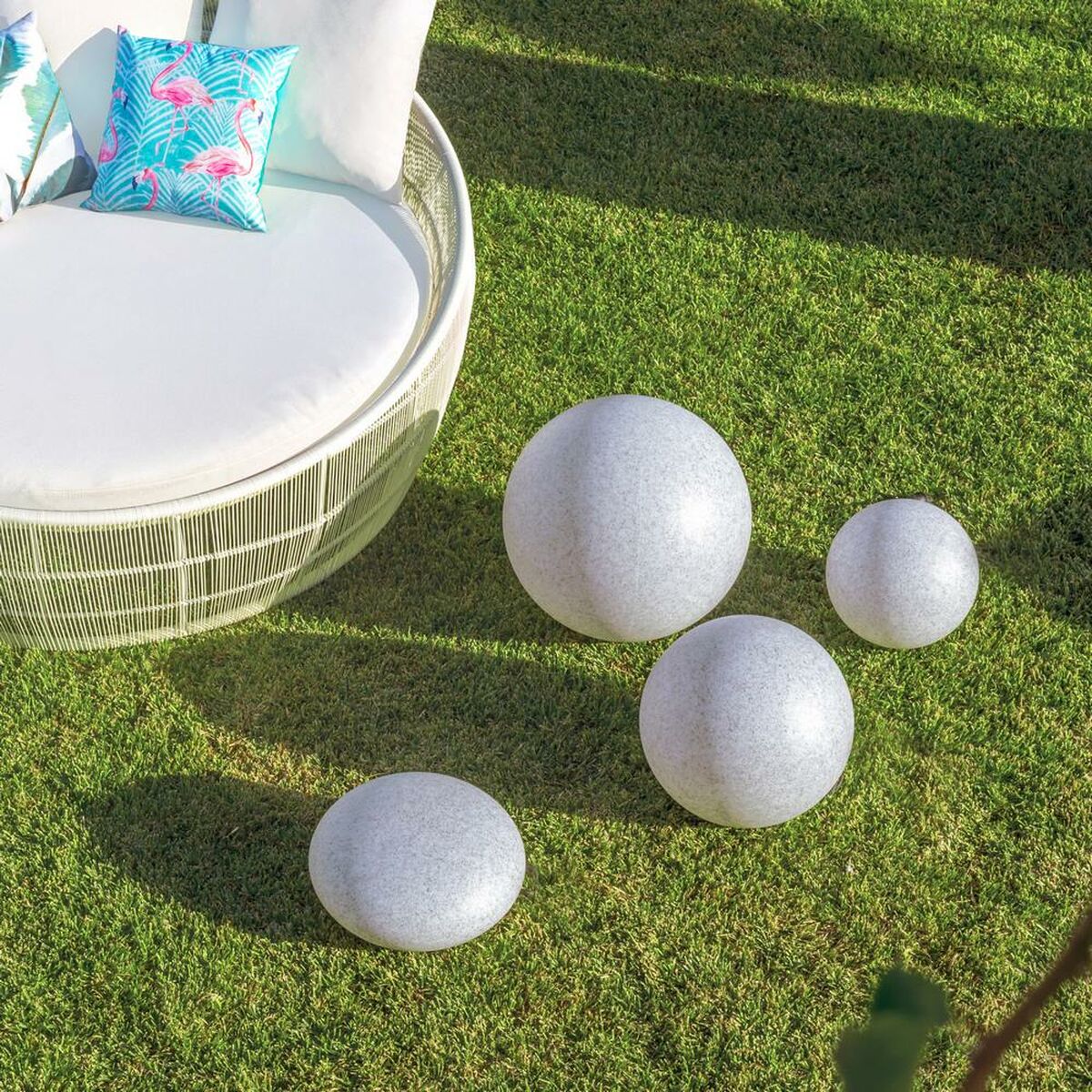 Lampada Sphere 40 x 40 x 40 cm Pietra ABS