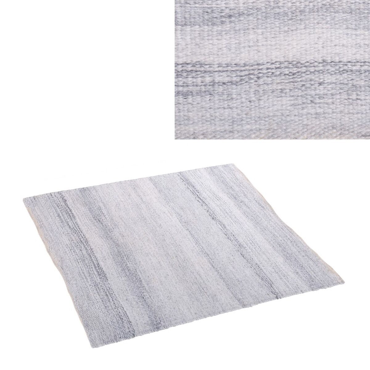Tappeto per esterni Goa PET Bianco/Grigio 140 x 200 cm