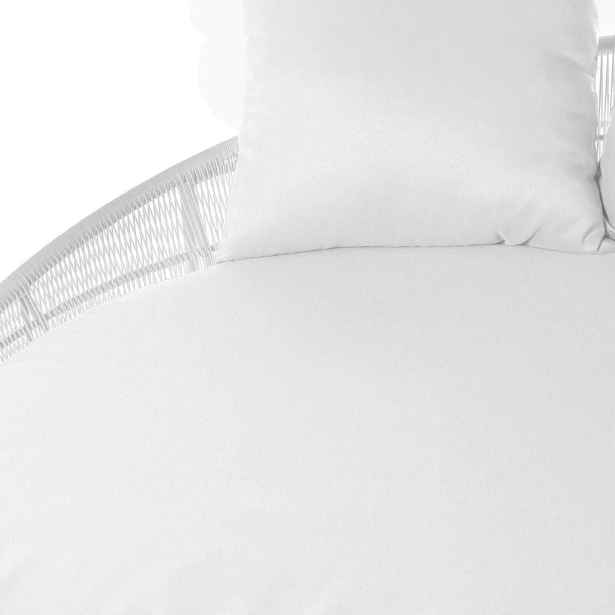 Lettino prendisole rotondo Dido 160 x 160 x 76 cm Rotondo Bianco