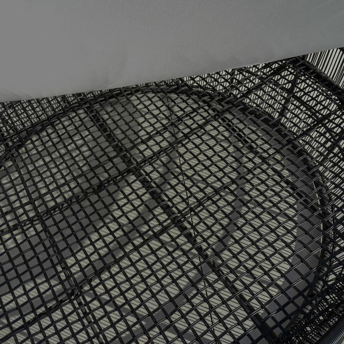 Lettino prendisole Dido 160 x 160 x 76 cm Rotondo Nero