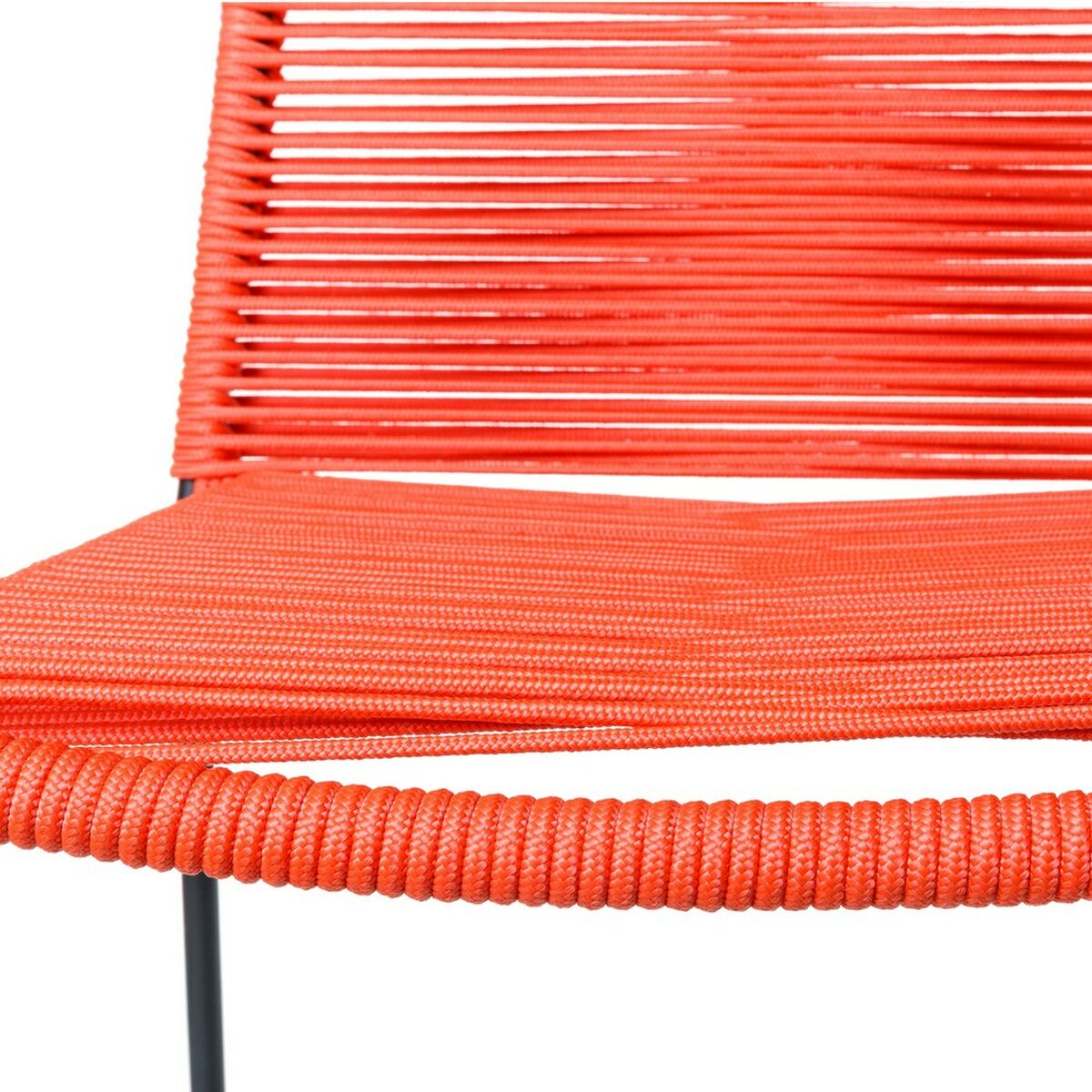 Sedia da giardino Antea 57 x 61 x 90 cm Rosso Corda