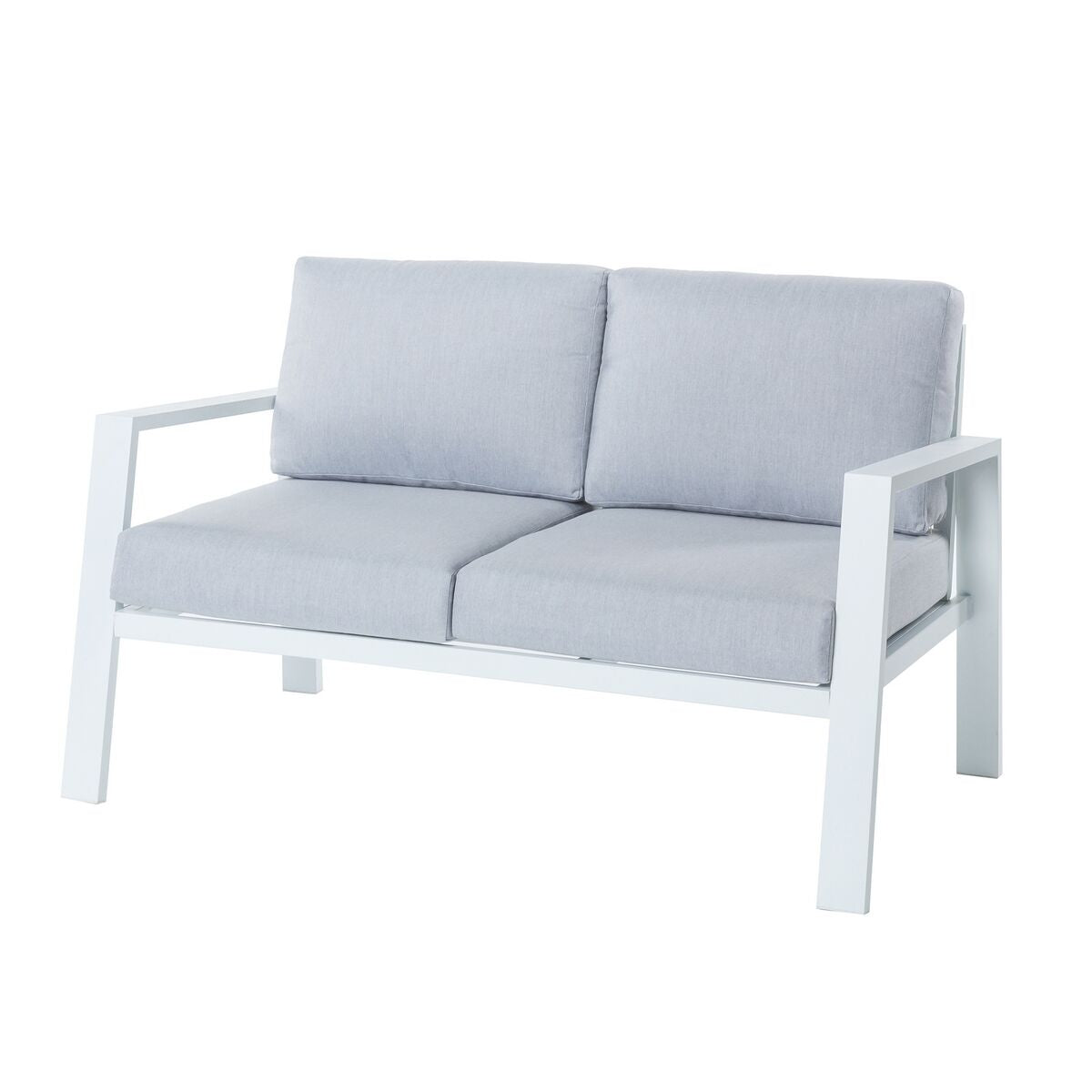 Divano a 2 Piazze Thais 132,20 x 74,80 x 73,30 cm Alluminio