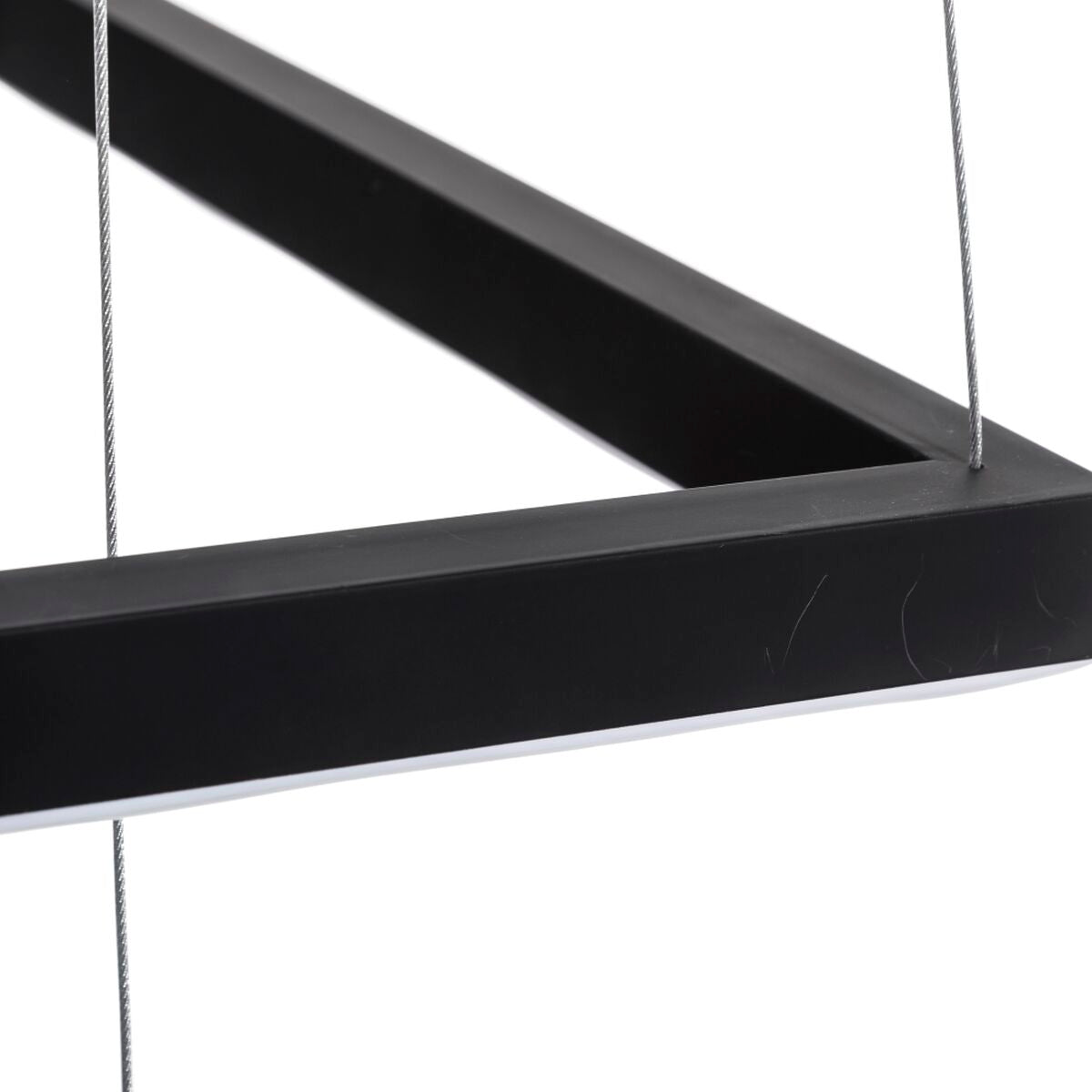 Lampadario Nero Alluminio 220-240 V Moderno 50 x 50 x 120 cm