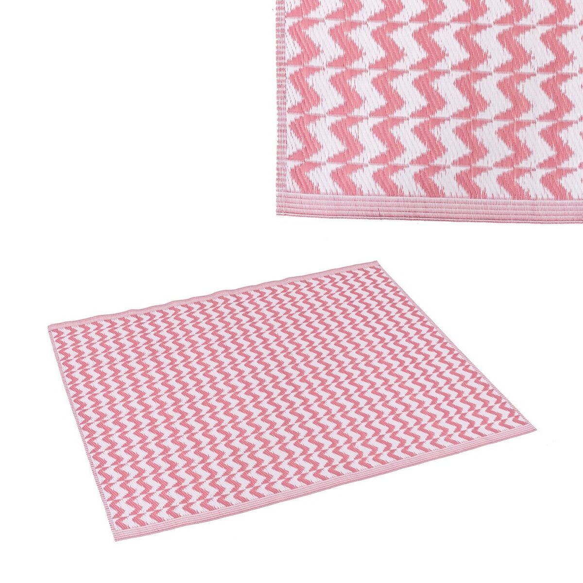 Tappeto per esterni Naxos Rosa Bianco polipropilene 140 x 200 cm