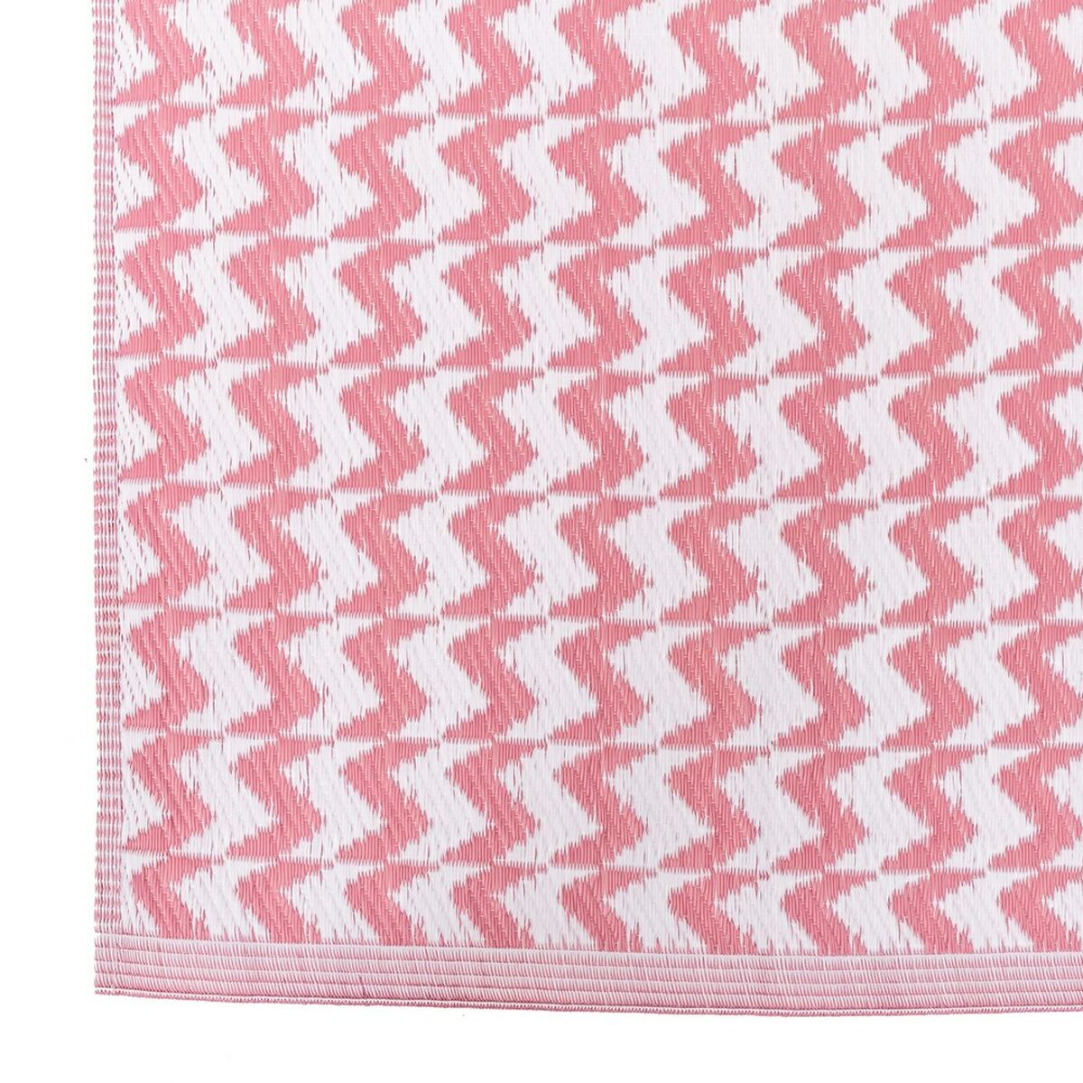 Tappeto per esterni Naxos Rosa Bianco polipropilene 140 x 200 cm