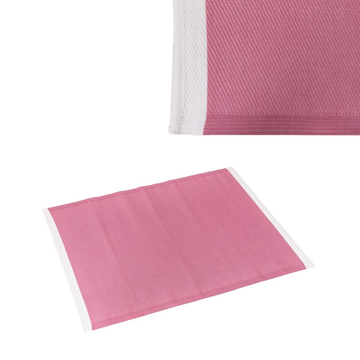 Tappeto per esterni Andros Rosa Bianco polipropilene 90 x 150 cm