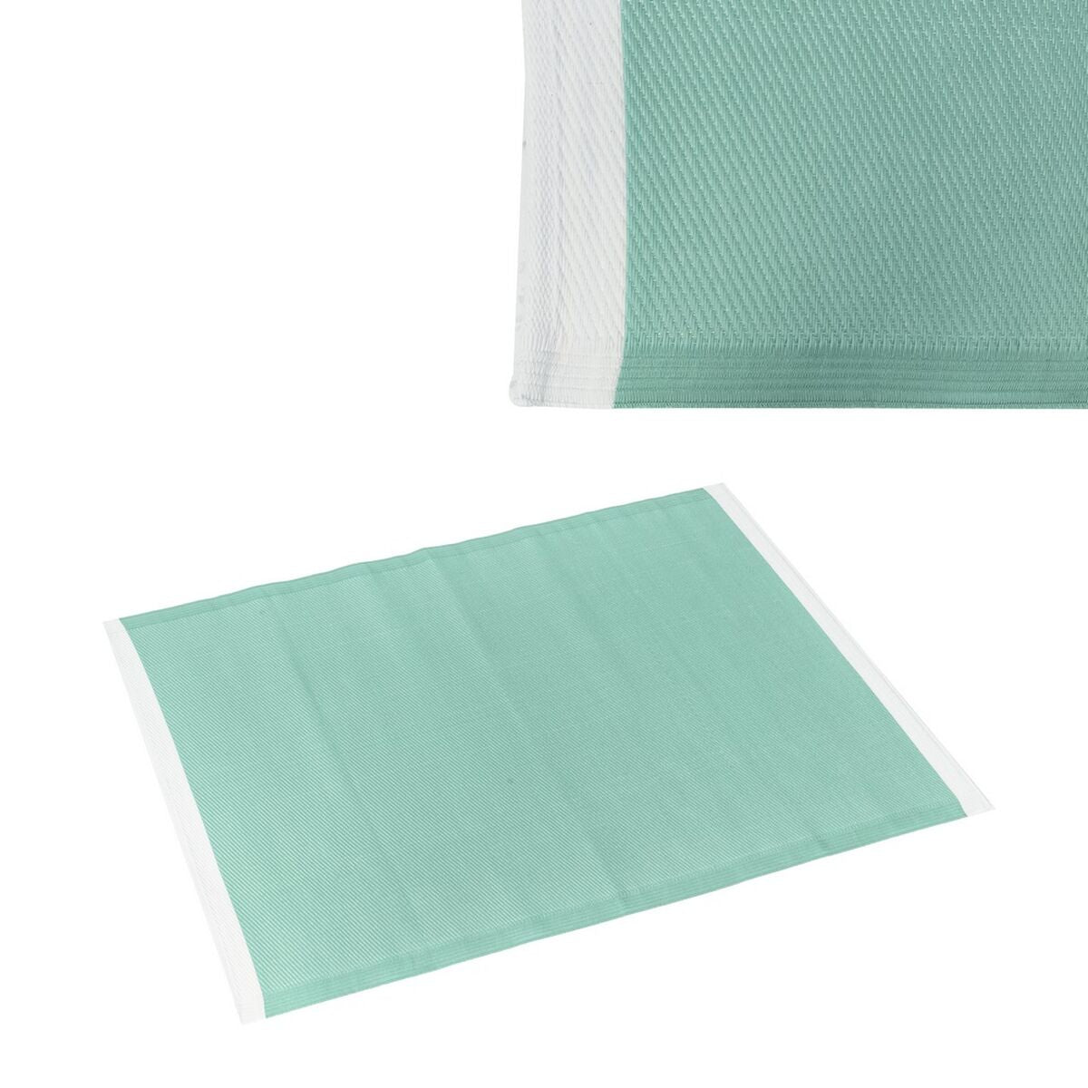 Tappeto per esterni Andros Bianco Verde polipropilene 140 x 200 cm