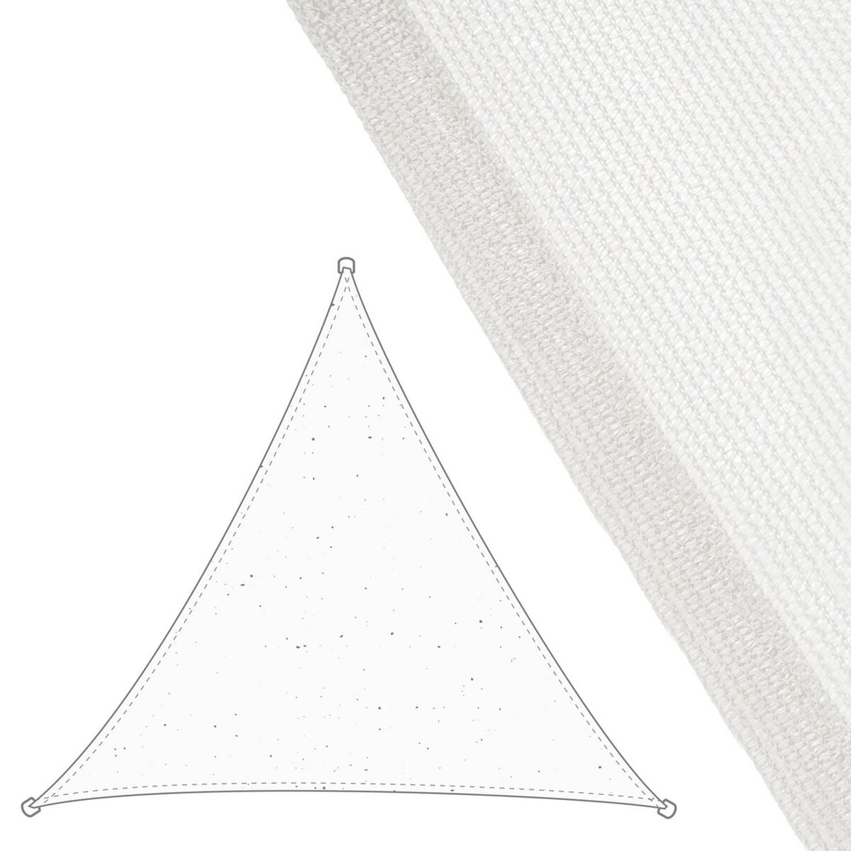 Stoffa Tenda 3,5 x 3,5 m Polietilene Bianco