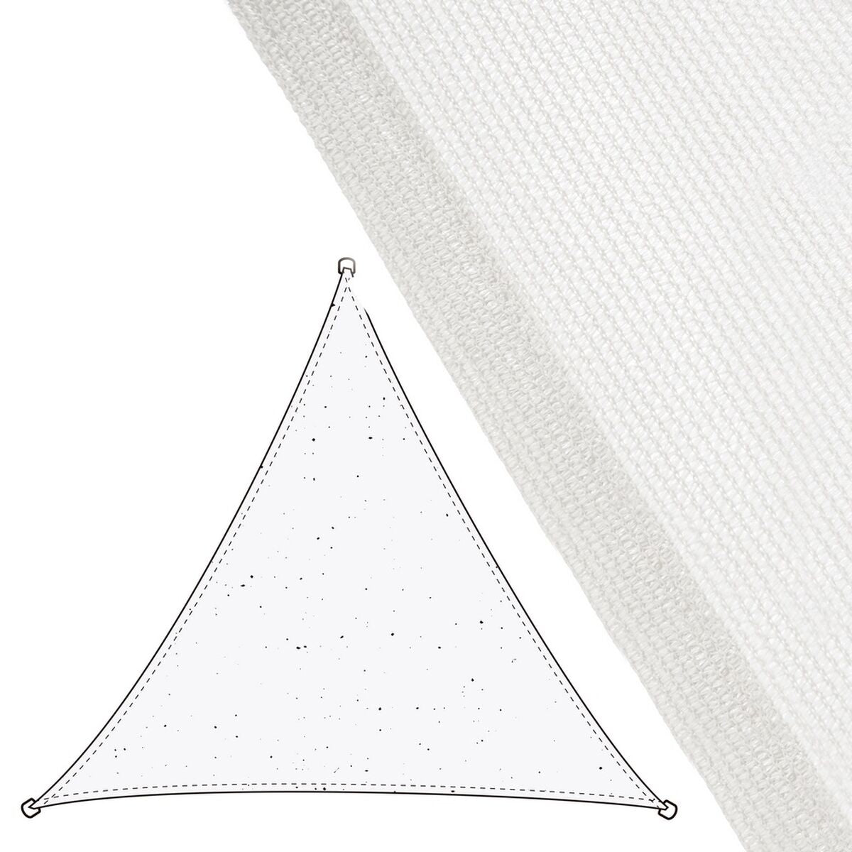 Stoffa Tenda 5 x 5 m Polietilene Bianco
