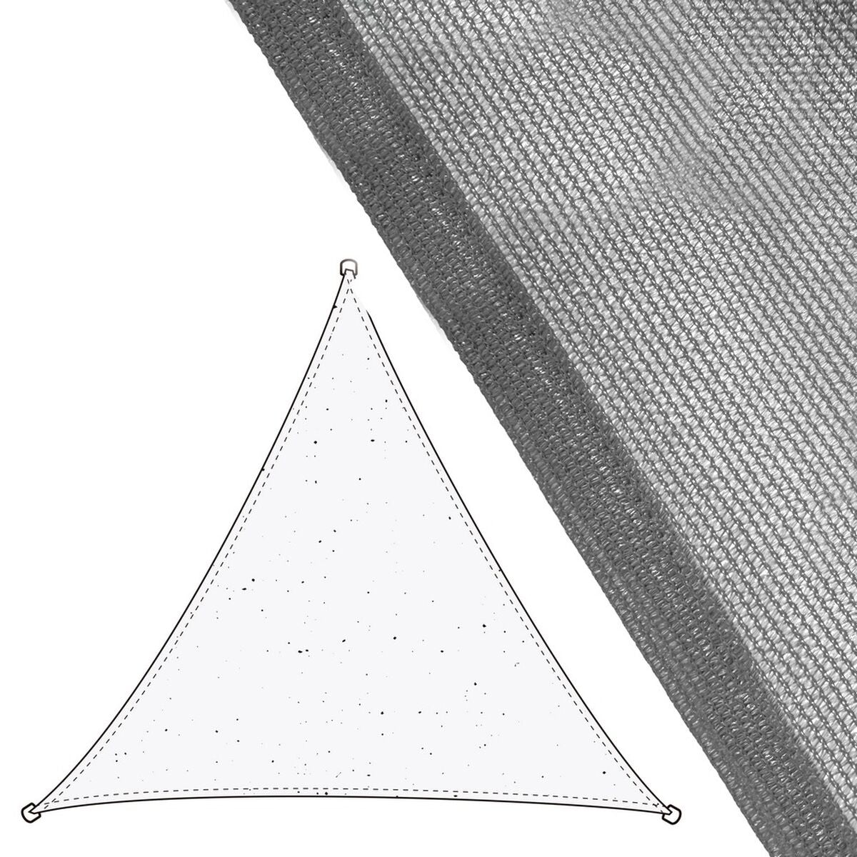Stoffa Tenda 5 x 5 m Grigio Polietilene