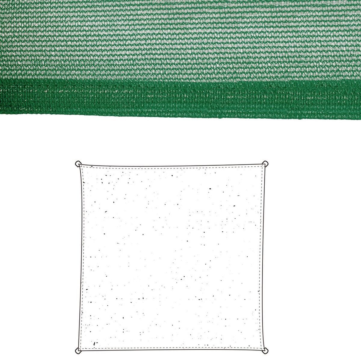 Stoffa Tenda Polietilene Verde 3 x 3 cm