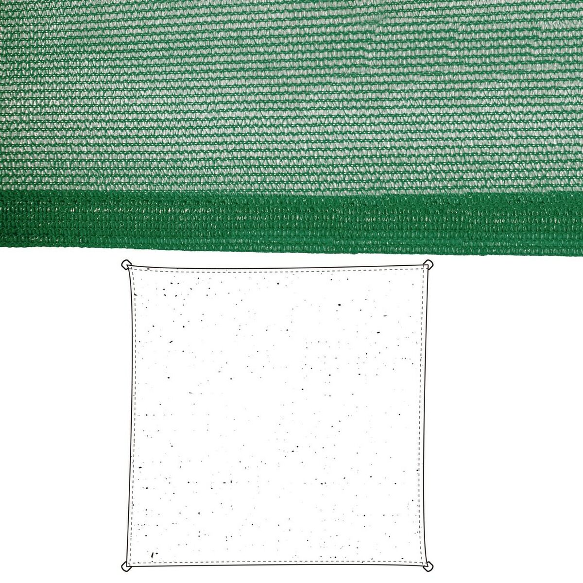 Stoffa Tenda Polietilene Verde 5 x 5 cm