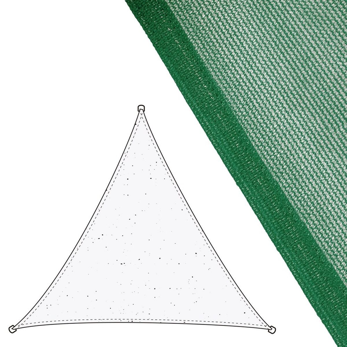 Stoffa Tenda 3,5 x 3,5 m Polietilene Verde
