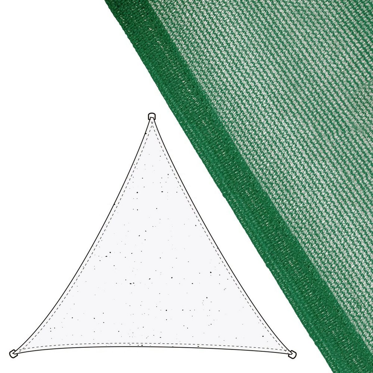 Stoffa Tenda Polietilene Verde 5 x 5 x 5 cm