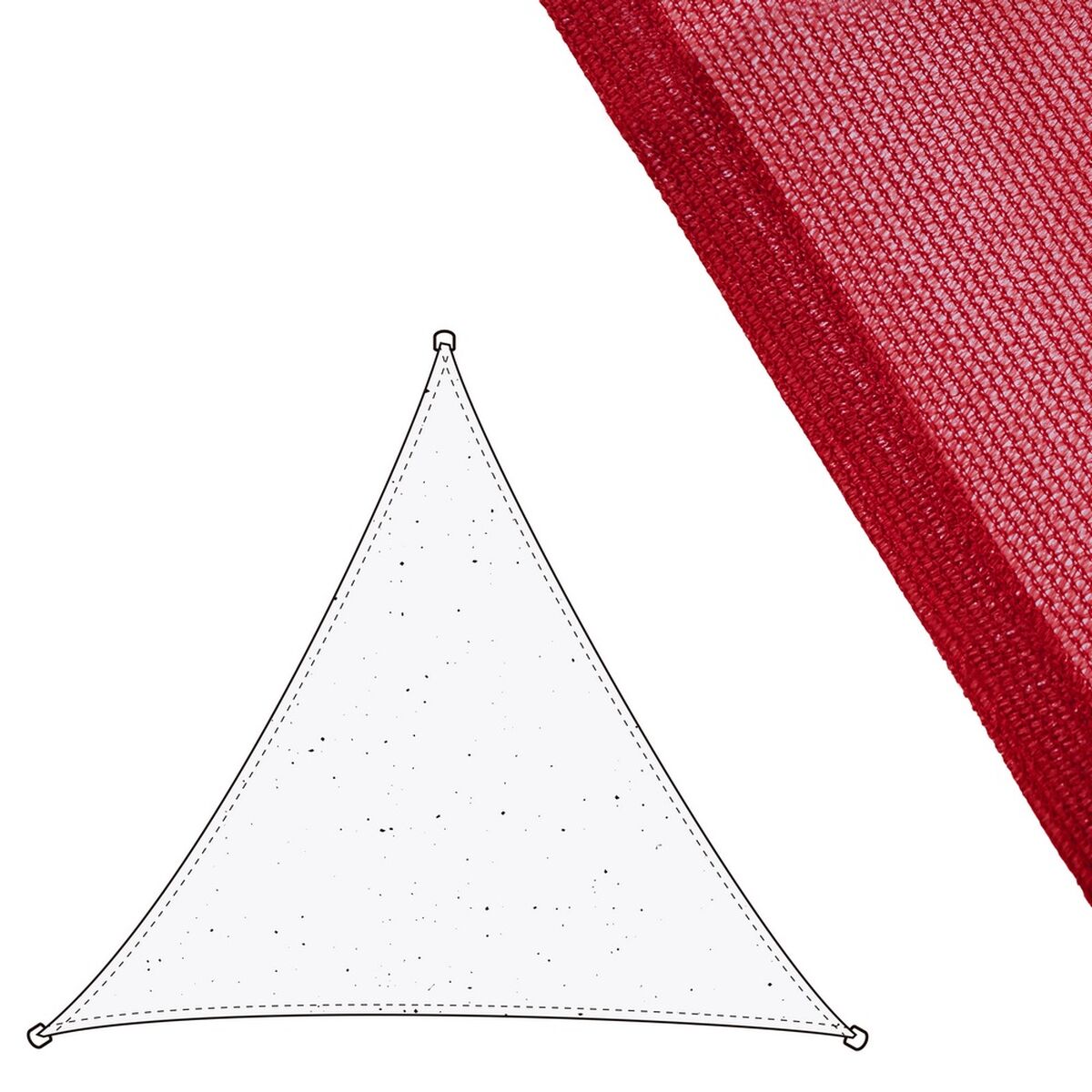 Stoffa Tenda 3 x 3 x 3 cm Polietilene Ciliegia