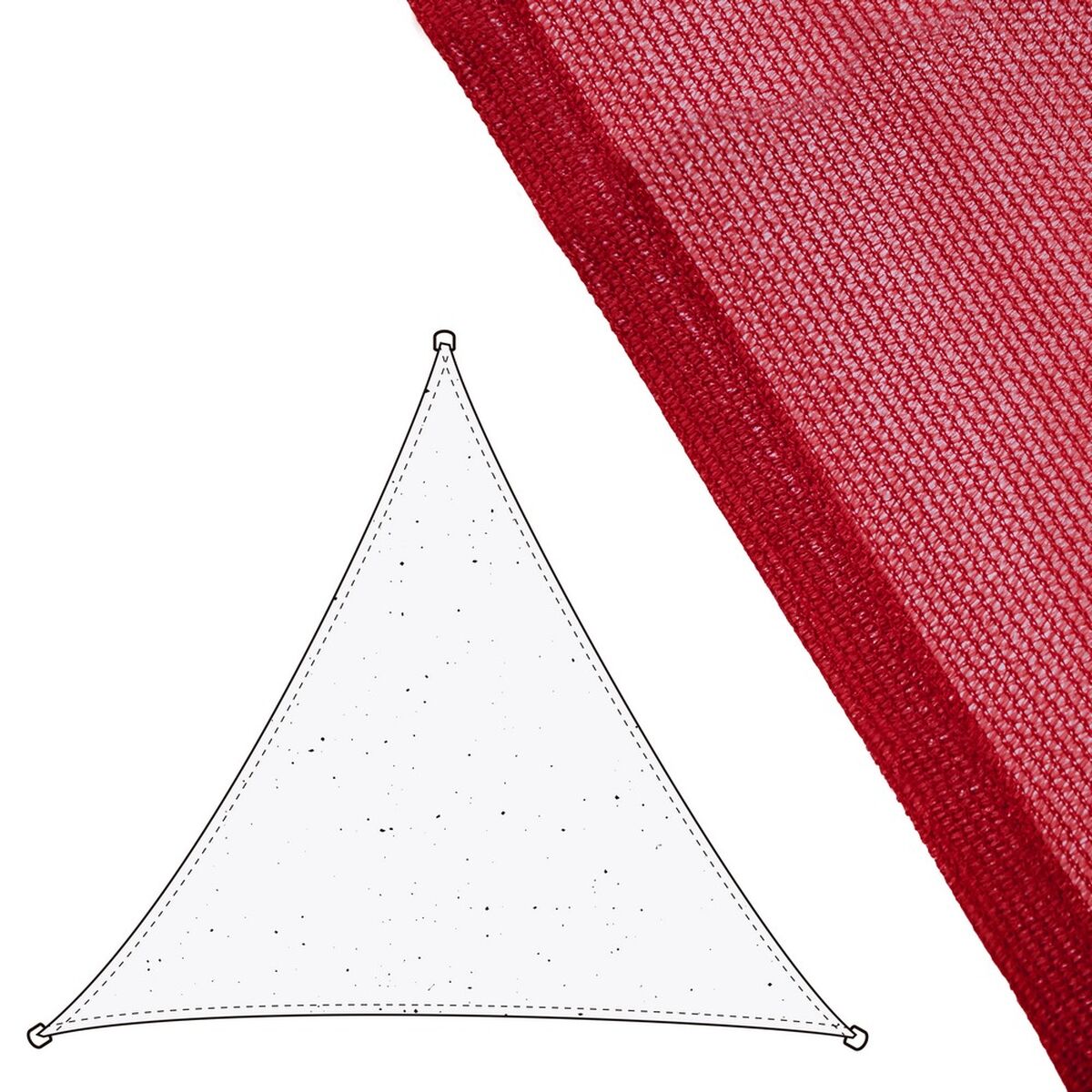 Stoffa Tenda Polietilene Ciliegia 3,5 x 3,5 x 3,5 cm