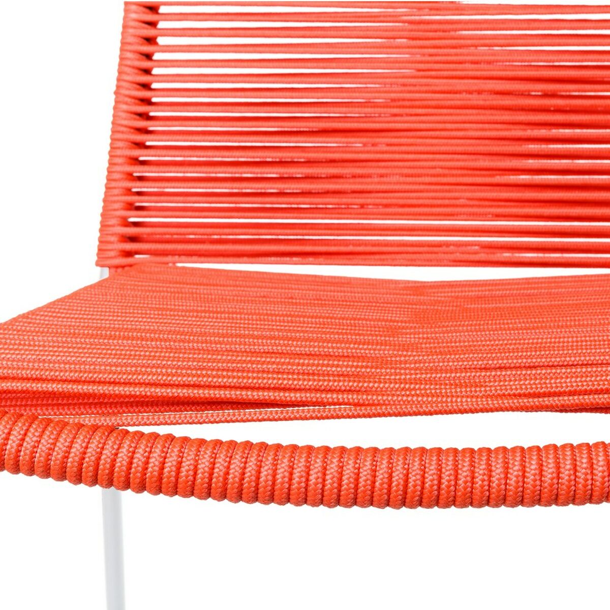 Sedia da giardino Antea 57 x 61 x 90 cm Rosso Corda