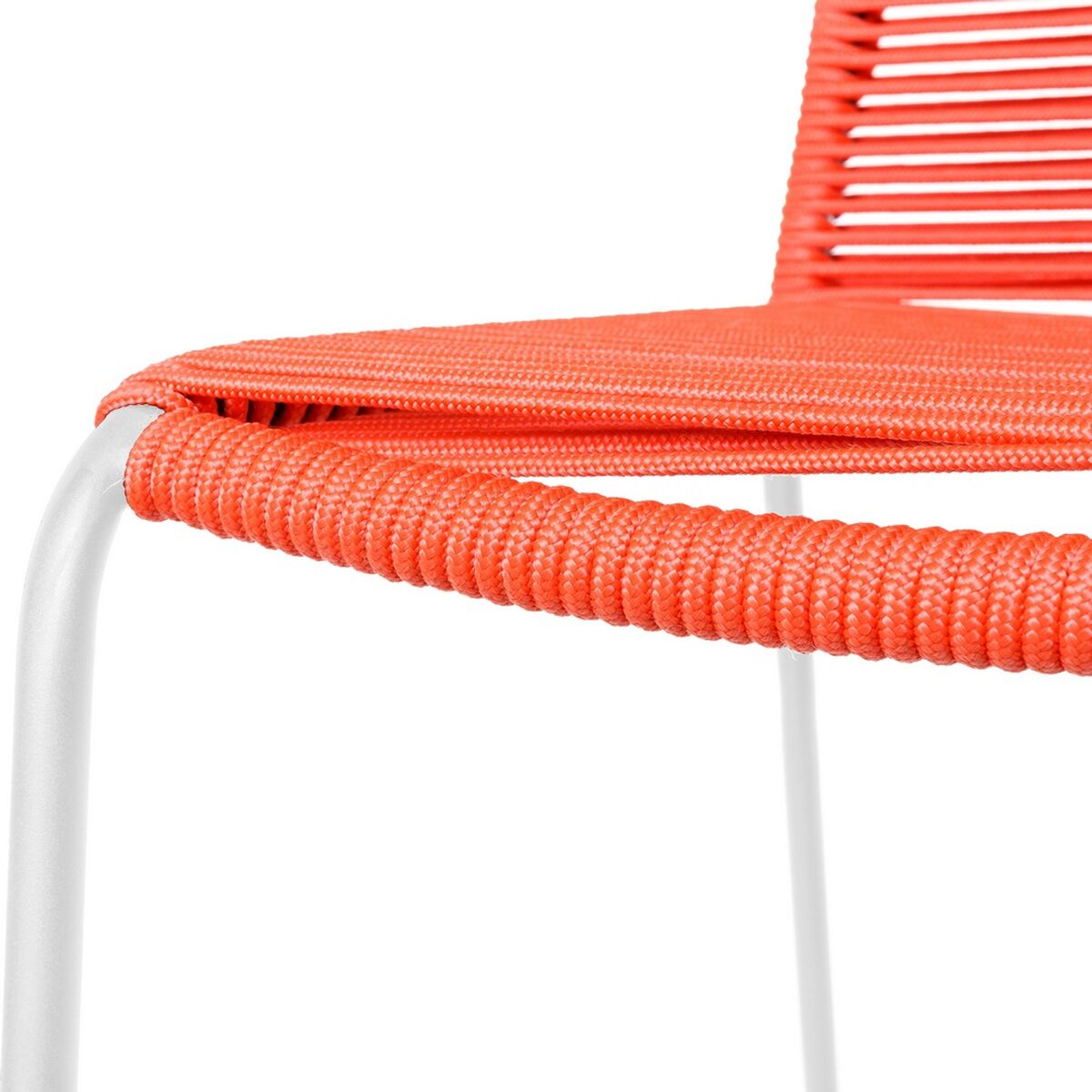 Sedia da giardino Antea 57 x 61 x 90 cm Rosso Corda
