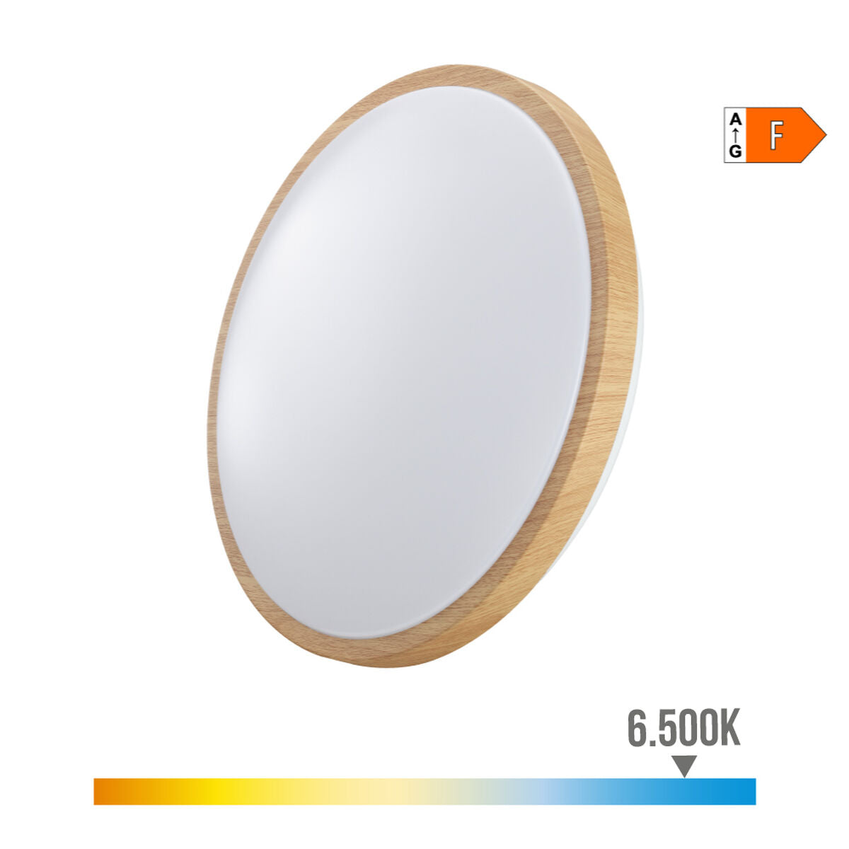 Applique LED EDM Circolare Superficie 18 W Ø 33 x 7,3 cm (6400 K)