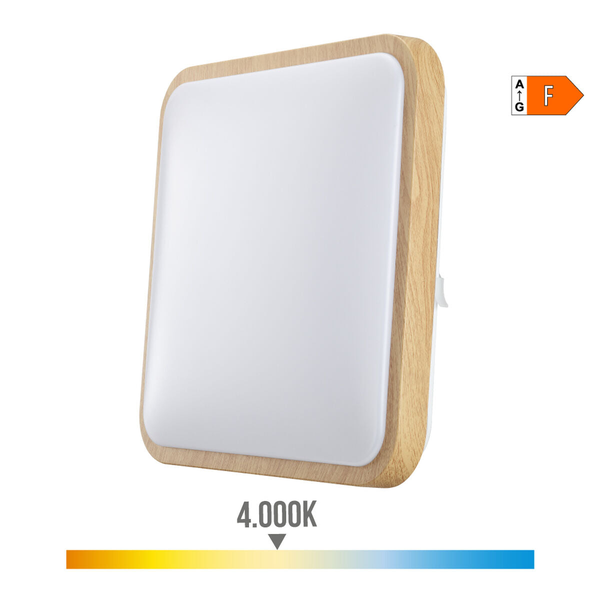 Applique LED EDM Quadrato Superficie 18 W 33 x 33 x 7 cm (4000 K)