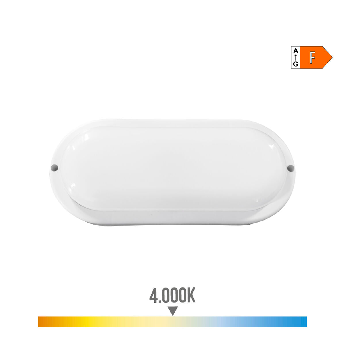 Applique LED EDM Ovale Bianco 18 W F 1820 lm (4000 K)