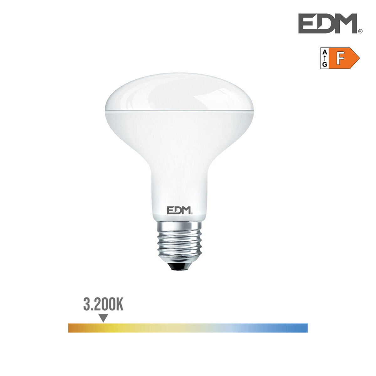 Lampadina LED EDM E27 10 W F 810 Lm (3200 K)