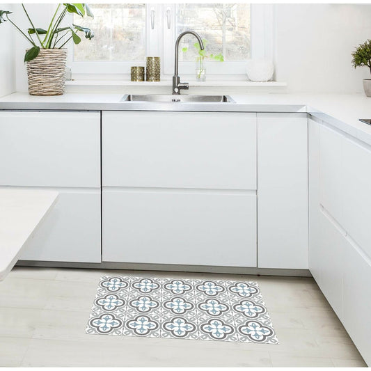 Tappeto in vinile Stor Planet Croma Hidra Grigio 100 % PVC (45 x 75 cm)