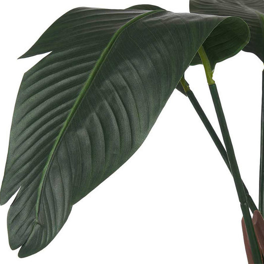 Pianta finta Uccello del Paradiso Verde Plastica (100 x 120 x 100 cm)