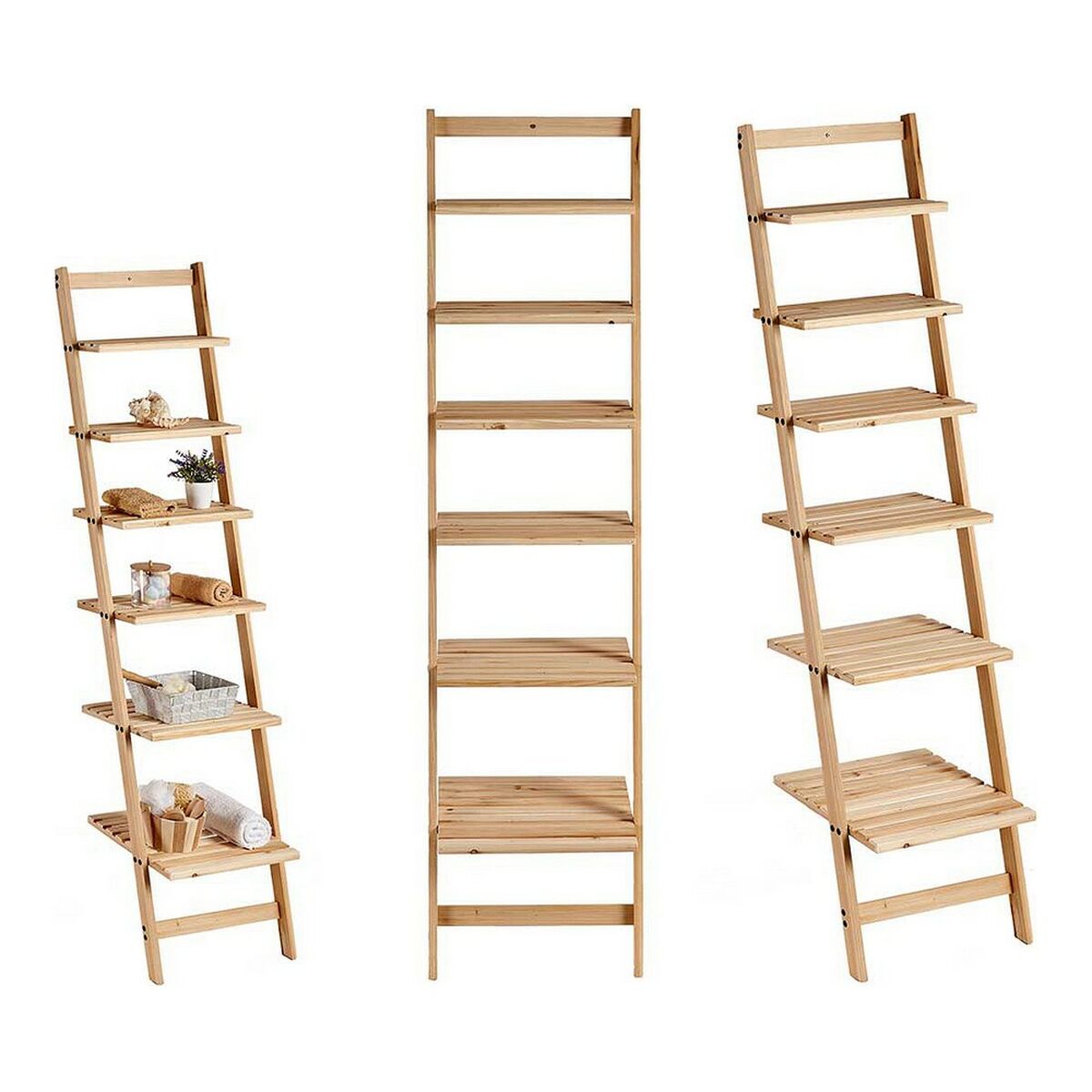 Scaffale Legno Marrone (34,5 x 168 x 41,5 cm)