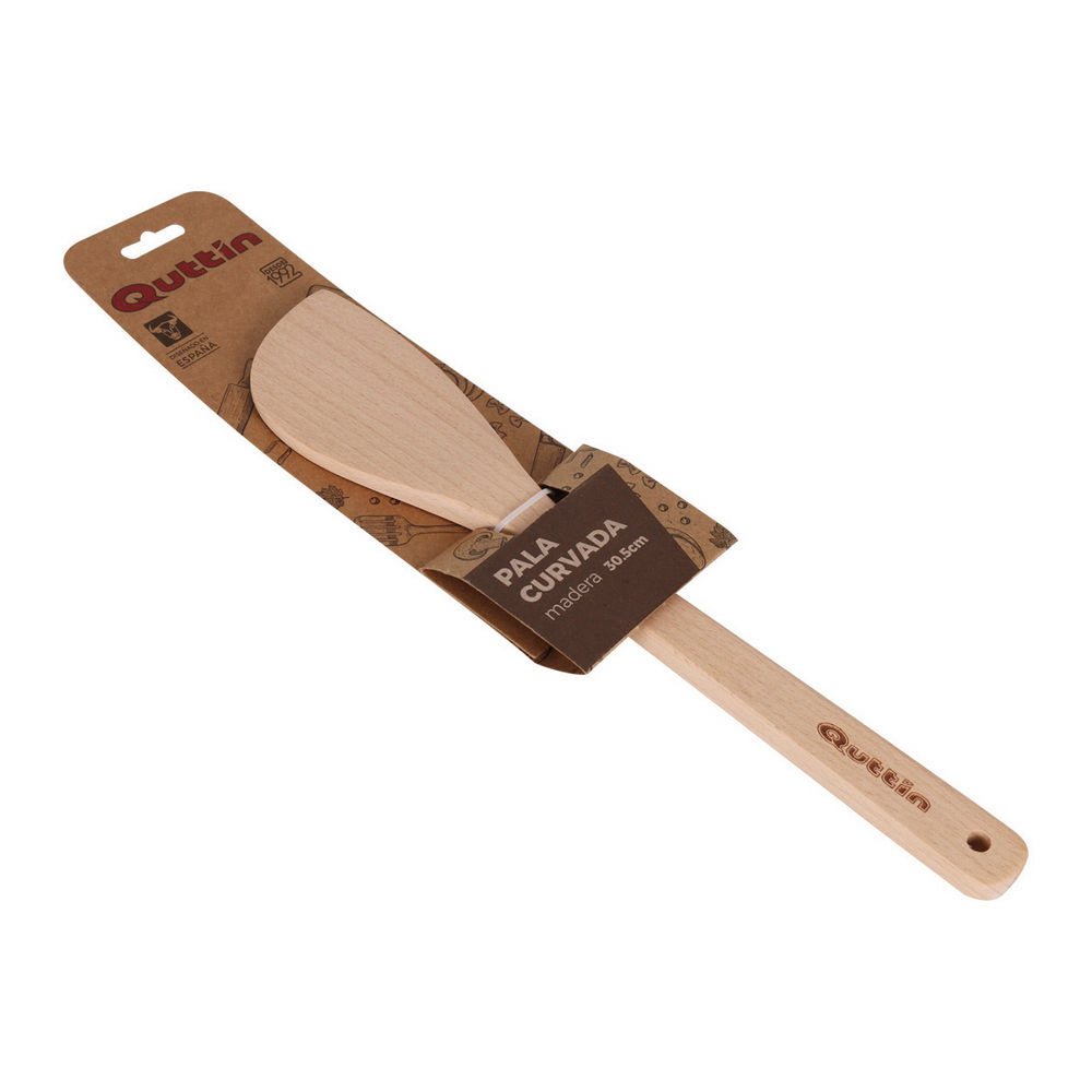 Paletta da Cucina Quttin Legno Curva (30,5 x 6 cm)