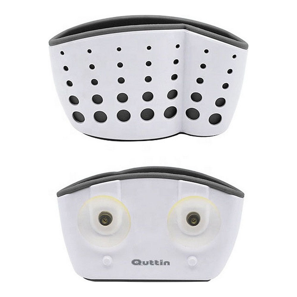 Secchio organizzatore Quttin Grigio Bianco Plastica (15 x 5,5 x 9 cm)