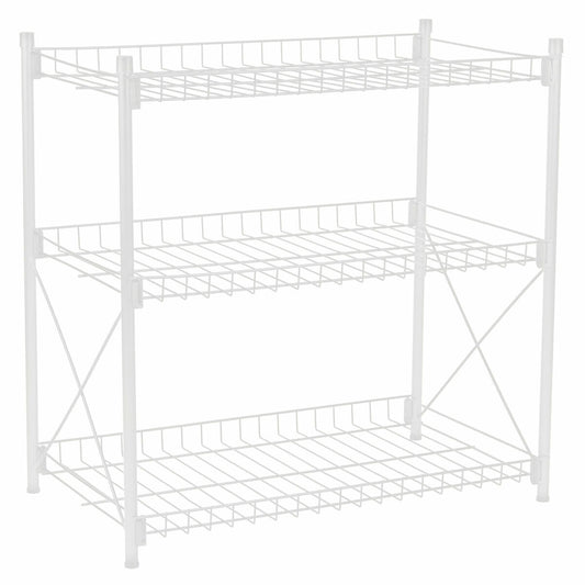 Scaffale Confortime Metallo Bianco 52 x 34 x 55 cm (2 Unità)