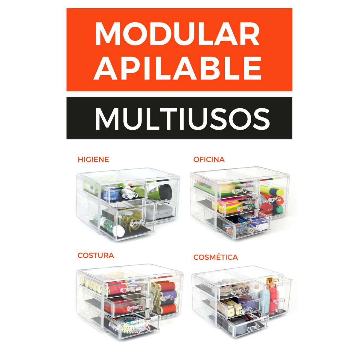 Scatola Multiuso Confortime (24 x 16 x 11 cm)