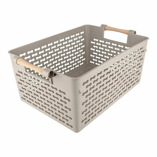 Cestino Multiuso Confortime Legno 37 x 23 x 15 cm (18 Unità)