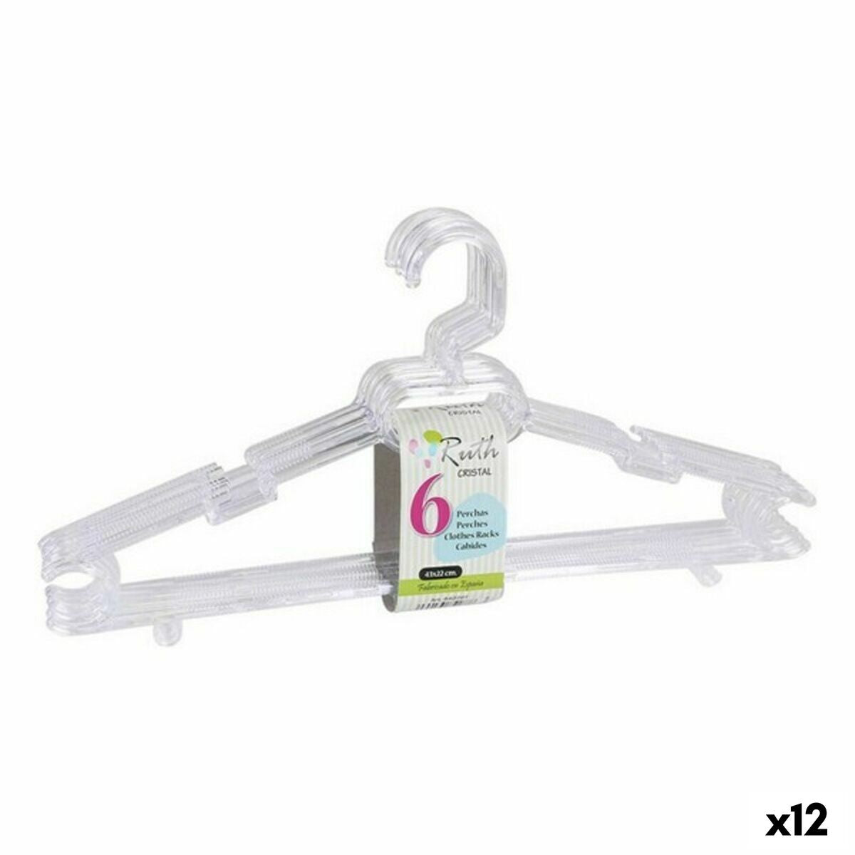 Grucce Ruth Dem Ruth Cristallo 6 Pezzi 43 x 22 x 4,5 cm (12 Unità)