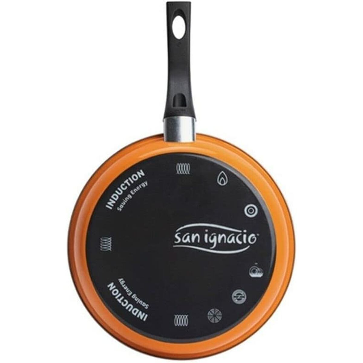 Padella San Ignacio Valencia Ø 22 cm Arancio Acciaio smaltato e con rifinitura in vetro