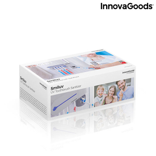 Sterilizzatore UV per Spazzolini da Denti con Supporto e Dispenser di Dentifricio Smiluv InnovaGoods