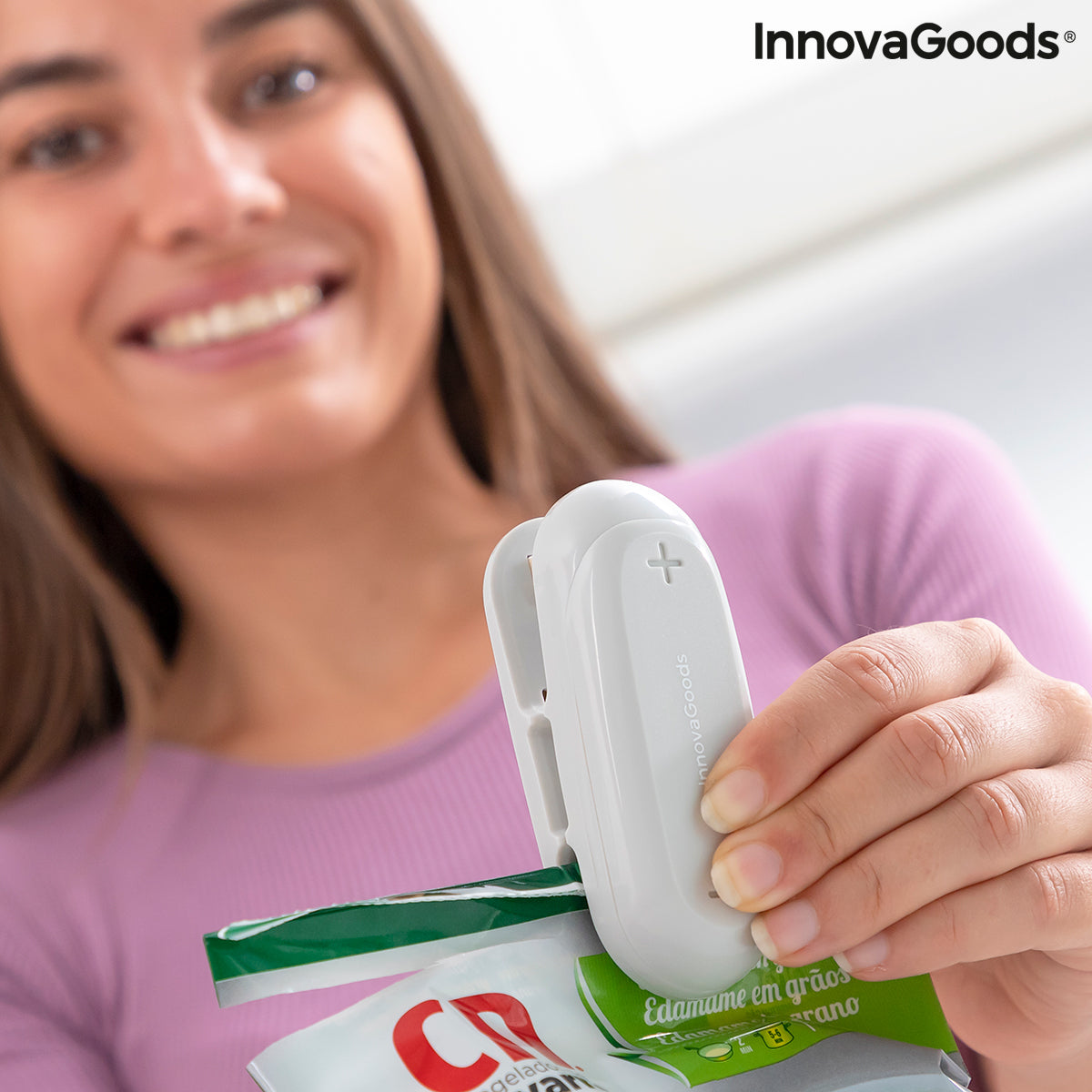 Sigillatrice per Sacchetti con Cutter e Gancio Baseyl InnovaGoods