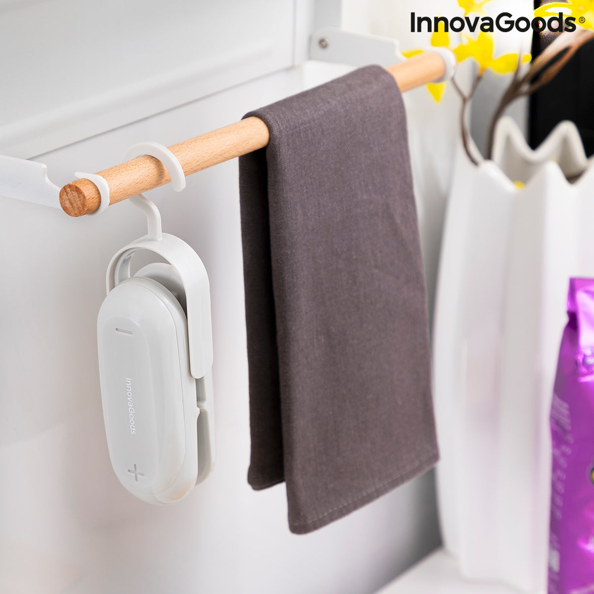 Sigillatrice per Sacchetti con Cutter e Gancio Baseyl InnovaGoods